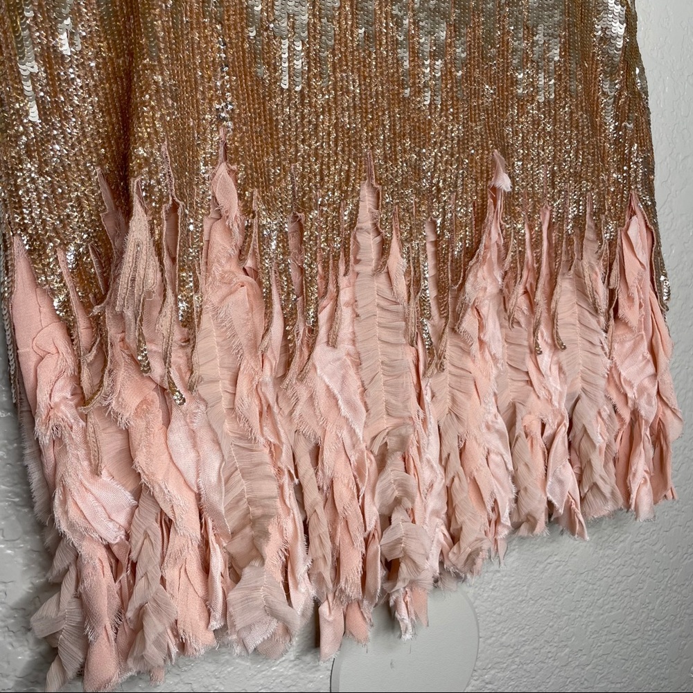 Zara Contrasting Sequin Mini Skirt Limited Edition - Picture 9 of 14
